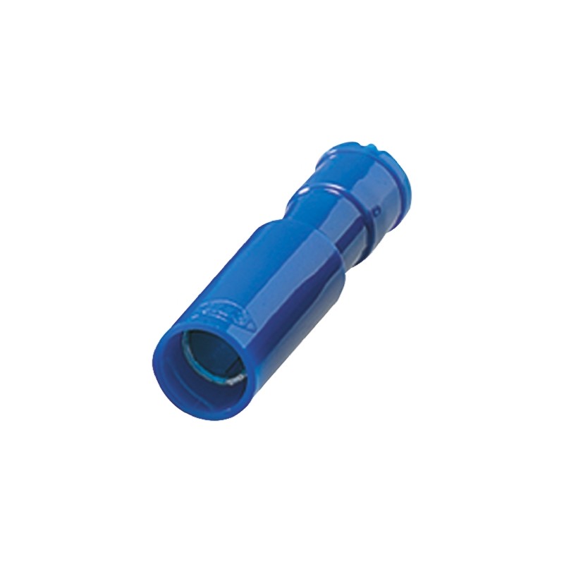 1 Pack of 5 - Nichifu, PCE Insulated Female Crimp Bullet Connector, 2mm² to 2mm², 14AWG to 14AWG, 6.9mm Bullet diameter, Blue