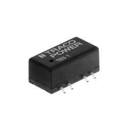 1 pcs - TRACOPOWER TES 1 DC-DC Converter, 12V dc/ 85mA Output, 21.6 - 26.4 V dc Input, 1W, Surface Mount, +85°C Max Temp