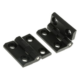 2 pcs - Steinbach & Vollman PC Butt Hinge, Screw Fixing, 40mm x 40mm x 5mm