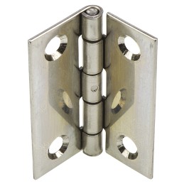 2 pcs - Pinet Stainless Steel Butt Hinge, Screw Fixing, 50mm x 40mm x 1.2mm