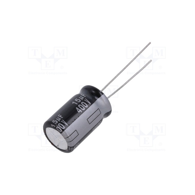 2 pcs x PANASONIC - EEUED2G150 - Capacitor: electrolytic, THT, 15uF, 400VDC, Ø12.5x20mm, Pitch: 5mm