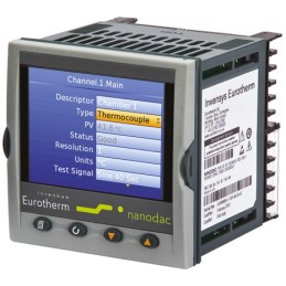 1 pcs - Eurotherm NANODAC/VL, 4 Input Channels, 3 Output Channels, Graphical Chart Recorder Measures Current, Millivolt,