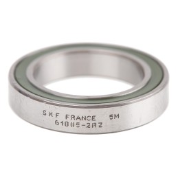 1 pcs - SKF 61805-2RZ Single Row Deep Groove Ball Bearing- Non Contact Seals On Both Sides 25mm I.D, 37mm O.D