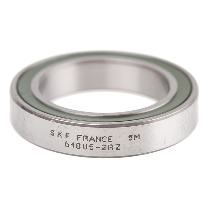1 pcs - SKF 61805-2RZ Single Row Deep Groove Ball Bearing- Non Contact Seals On Both Sides 25mm I.D, 37mm O.D