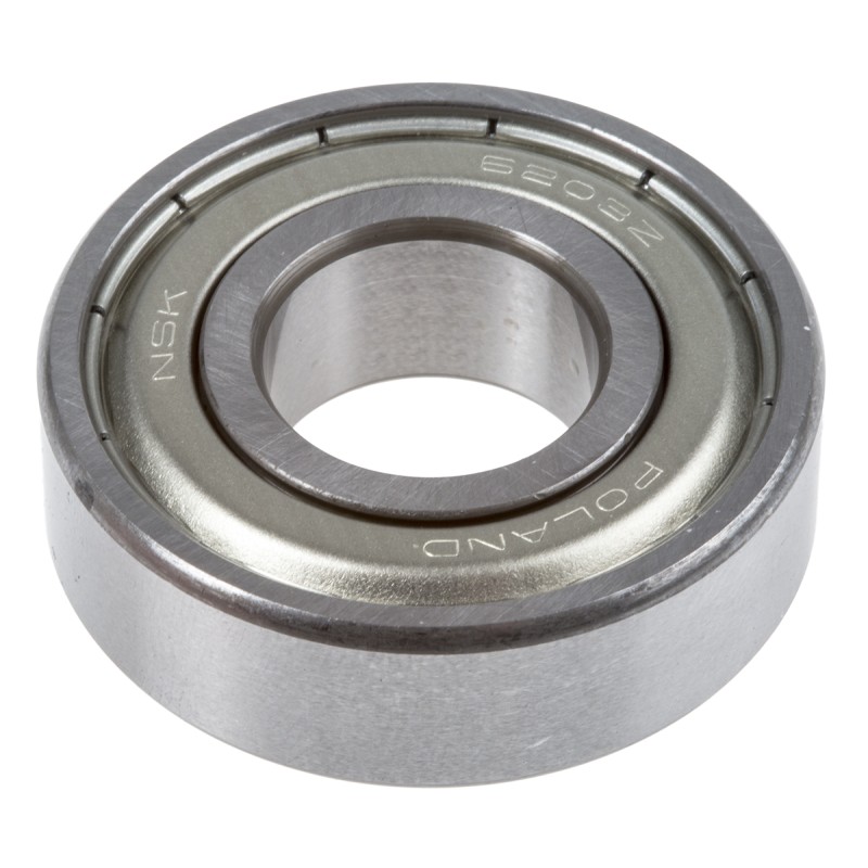 1 pcs - NSK 6203ZZ Single Row Deep Groove Ball Bearing- Both Sides Shielded 17mm I.D, 40mm O.D