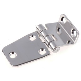 2 pcs - ROCA Stainless Steel Hatch Hinge, Screw Fixing, 37mm x 67.5mm x 2mm