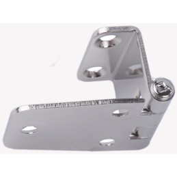 2 pcs - ROCA Stainless Steel Hatch Hinge, Screw Fixing, 37mm x 67.5mm x 2mm