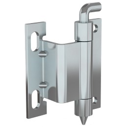 2 pcs - Pinet Steel Concealed Hinge, Screw Fixing, 60mm x 3mm