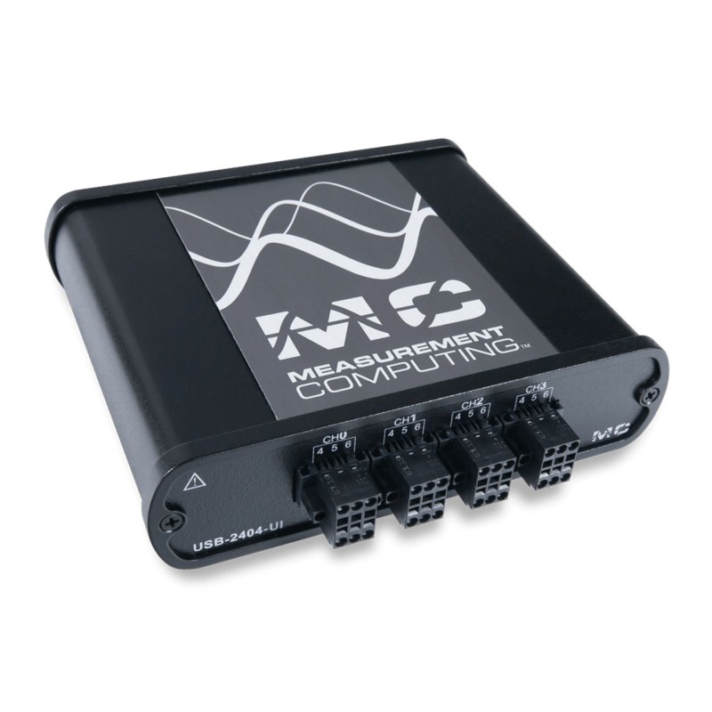 1 pcs - Digilent USB-2404-UI Data Acquisition, 4 Channel(s), USB, 100sps, 24 bit