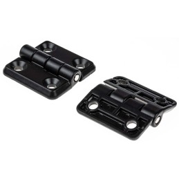 2 pcs - RS PRO Die Cast Zinc Butt Hinge, Screw Fixing, 40mm x 40mm x 5mm