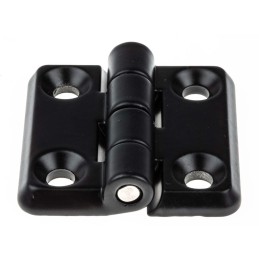 2 pcs - RS PRO Die Cast Zinc Butt Hinge, Screw Fixing, 40mm x 40mm x 5mm