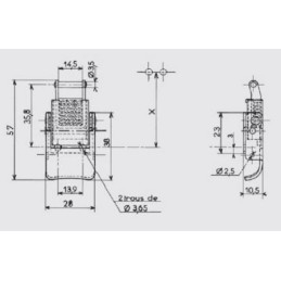 2 pcs - Savigny Steel Lockable,Spring Loaded Toggle Latch