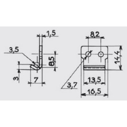 2 pcs - Savigny Steel Lockable,Spring Loaded Toggle Latch