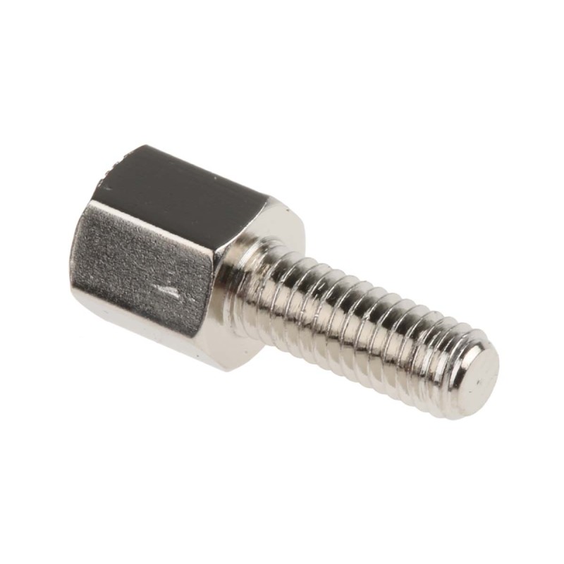 50 pcs - RS PRO Standoff, M3 x M3 Thread, 5mm Body, Brass, Male/Female, 8mm Stud