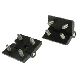 2 pcs - Steinbach & Vollman PC Butt Hinge, Bolt-on Fixing, 50mm x 50mm x 6mm