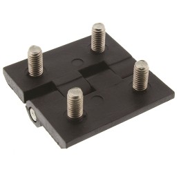 2 pcs - Steinbach & Vollman PC Butt Hinge, Bolt-on Fixing, 50mm x 50mm x 6mm