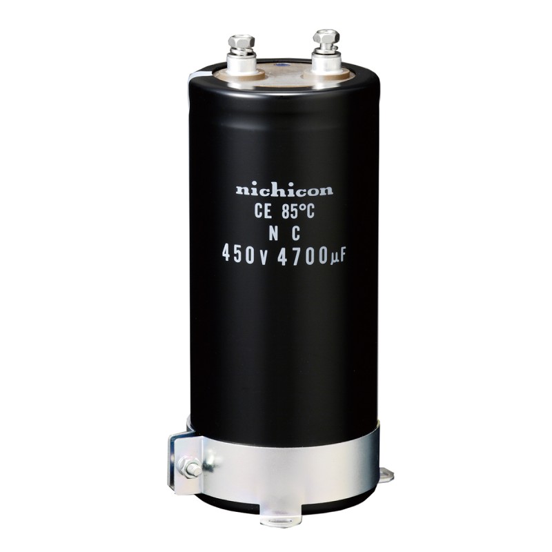 5 pcs - Nichicon 4700μF Electrolytic Capacitor 450V dc, Screw Mount - LNC2W472MSEG