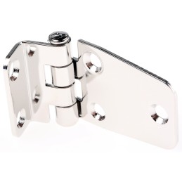 2 pcs - ROCA Stainless Steel Hatch Hinge, Screw Fixing, 37mm x 67.5mm x 2mm