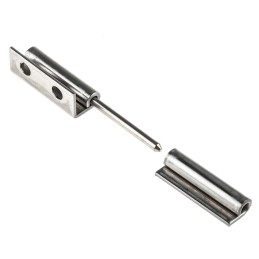 2 pcs - Pinet Stainless Steel Concealed Hinge, Screw Fixing, 80mm x 2mm