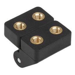 2 pcs - RS PRO Nylon Butt Hinge, Screw Fixing, 30mm x 30mm x 25mm