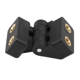 2 pcs - RS PRO Nylon Butt Hinge, Screw Fixing, 30mm x 30mm x 25mm
