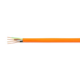 1 Reel of 100 M - RS PRO 4 Core Power Cable, 1.5 mm², 100m, Orange Polyolefin Sheath, CR1/C1, 10 A, 300 V, 500 V