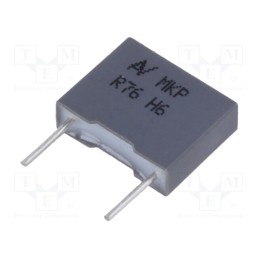 5 pcs x KEMET - R76PD1100SE00J - Capacitor: polypropylene, 1nF, 10x3x8mm, THT, ±5%, 7.5mm, -55÷105°C