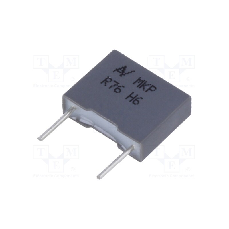 5 pcs x KEMET - R76PD1100SE00J - Capacitor: polypropylene, 1nF, 10x3x8mm, THT, ±5%, 7.5mm, -55÷105°C