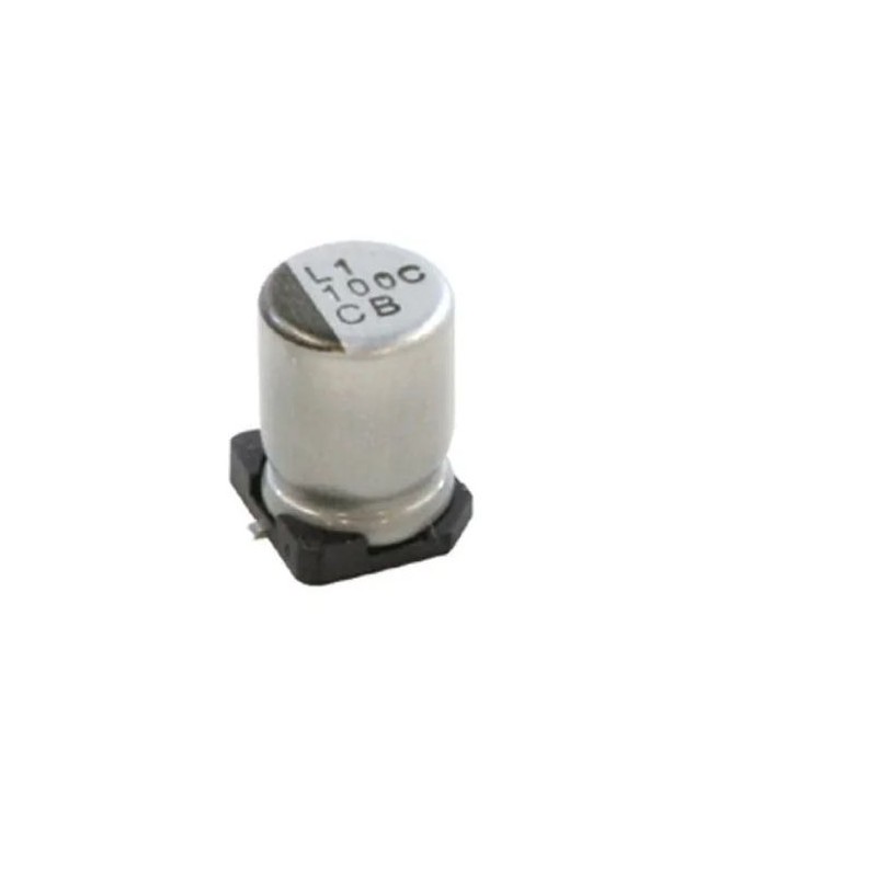 10 pcs - Nichicon 470μF Aluminium Electrolytic Capacitor 63V dc, Surface Mount - UCD1J471MNQ1MS