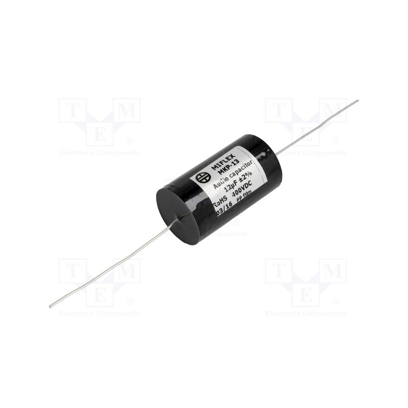 1 pcs x MIFLEX - MKP13G612G-B - Capacitor: polypropylene, 12uF, 400VDC, ±2%, Ø26.4x44mm, -25÷85°C