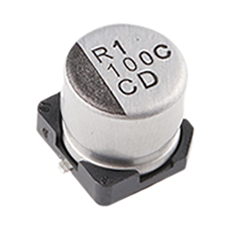 100 pcs - Nichicon 100μF Electrolytic Capacitor 16V dc, Surface Mount - UCD1C101MCL1GS