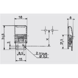 2 pcs - Savigny Steel Lockable,Spring Loaded Toggle Latch