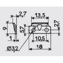 2 pcs - Savigny Steel Lockable,Spring Loaded Toggle Latch