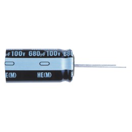 100 pcs - Nichicon 100μF Aluminium Electrolytic Capacitor 50V dc, Radial, Through Hole - UHE1H101MPD