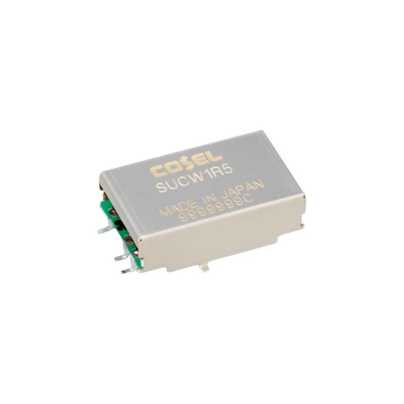 1 pcs - Cosel DC-DC Converter, ±12V dc/ 65mA Output, 9 - 18 V dc Input, 1.56W, Surface Mount, +85°C Max Temp -40°C Min