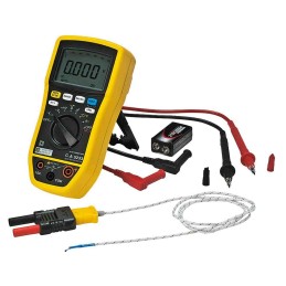 1 pcs - Chauvin Arnoux CA 5233 Handheld Digital Multimeter, True RMS, 10A ac Max, 10A dc Max, 600V ac Max