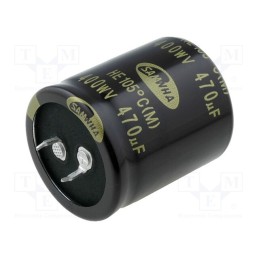 1 pcs x SAMWHA - HE2G477M35040HA - Capacitor: electrolytic, SNAP-IN, 470uF, 400VDC, Ø35x40mm, ±20%