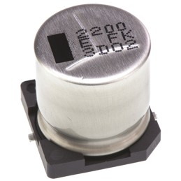 6 pcs - Panasonic 2200μF Aluminium Electrolytic Capacitor 25V dc, Surface Mount - EEVFK1E222M