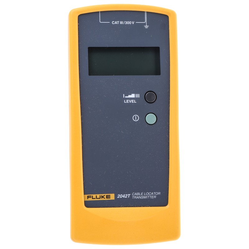 1 pcs - Fluke 2042T Cable Tracer Transmitter, Cable Detection Depth 2.5m CAT III 300 V, Maximum Safe Working Voltage 400V