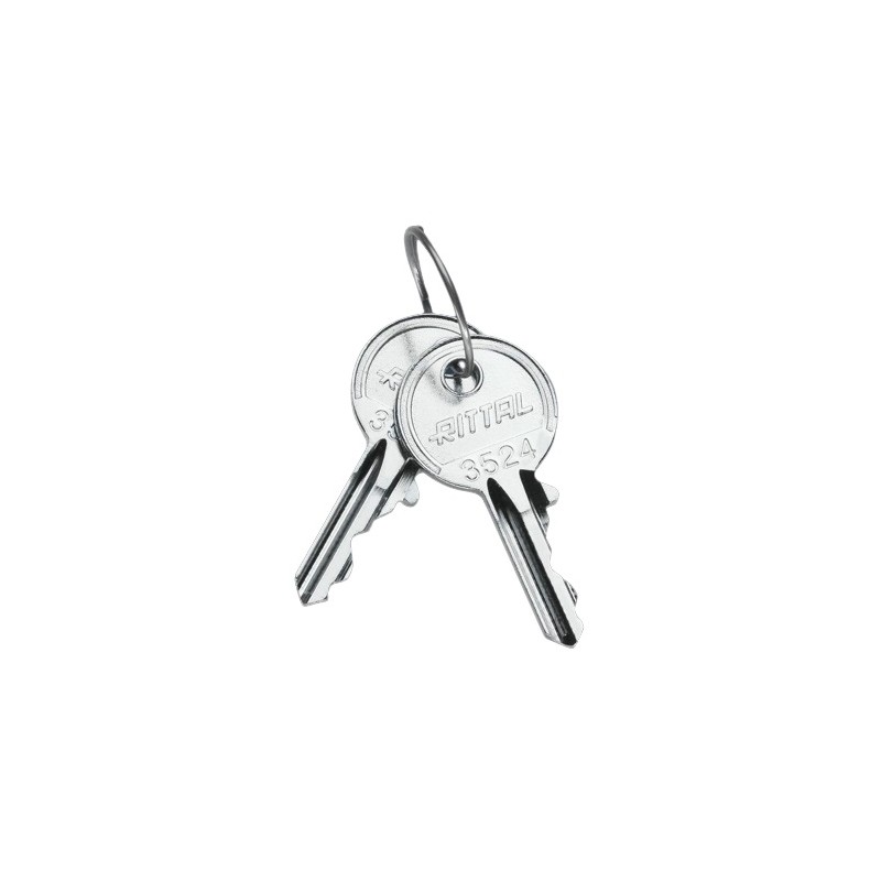 2 pcs - Rittal SZ Series Key with 3524 E barrel For Use With Security Lock 3524 E