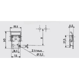 2 pcs - Savigny Steel Lockable Toggle Latch