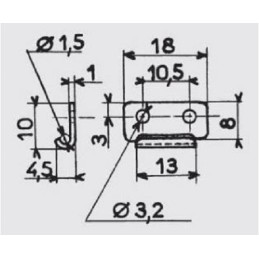 2 pcs - Savigny Steel Lockable Toggle Latch