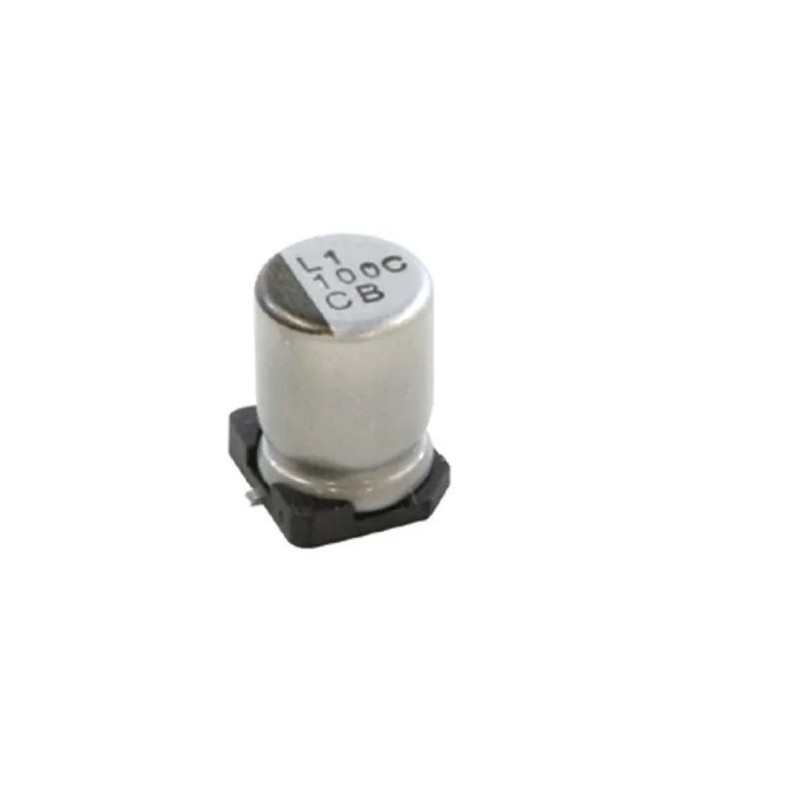 10 pcs - Nichicon 330μF Aluminium Electrolytic Capacitor 100V dc, Surface Mount - UCD2A331MNQ1MS