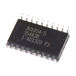 5 pcs - Microchip ATTINY1634-SU, 8bit AVR Microcontroller, ATtiny1634, 12MHz, 16 kB Flash, 20-Pin SOIC