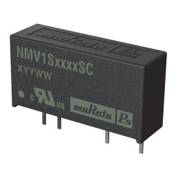 1 pcs - Murata Power Solutions NMV1 DC-DC Converter, 5V dc/ 200mA Output, 4.5 - 5.5 V dc Input, 1W, Through Hole, +115°C