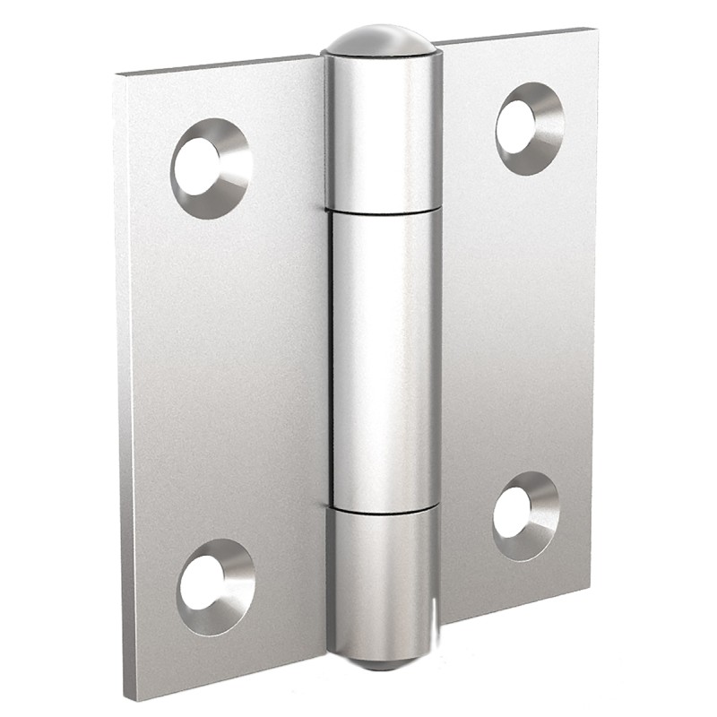 2 pcs - Pinet Stainless Steel Butt Hinge, Screw Fixing, 50mm x 50mm x 2mm