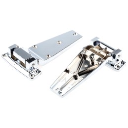 2 pcs - Steinbach & Vollman Zinc Tee Hinge, Screw Fixing, 127mm x 213mm x 10.5mm