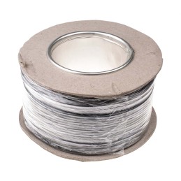1 Reel of 100 M - Hew Heinz Eilentropp SIFF Series Black 0.52 mm² Hook Up Wire, 20 AWG, 270/0.05 mm, 100m, Silicone Insulation