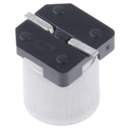 100 pcs - Nichicon 100μF Aluminium Electrolytic Capacitor 25V dc, Surface Mount - UCD1E101MCL1GS