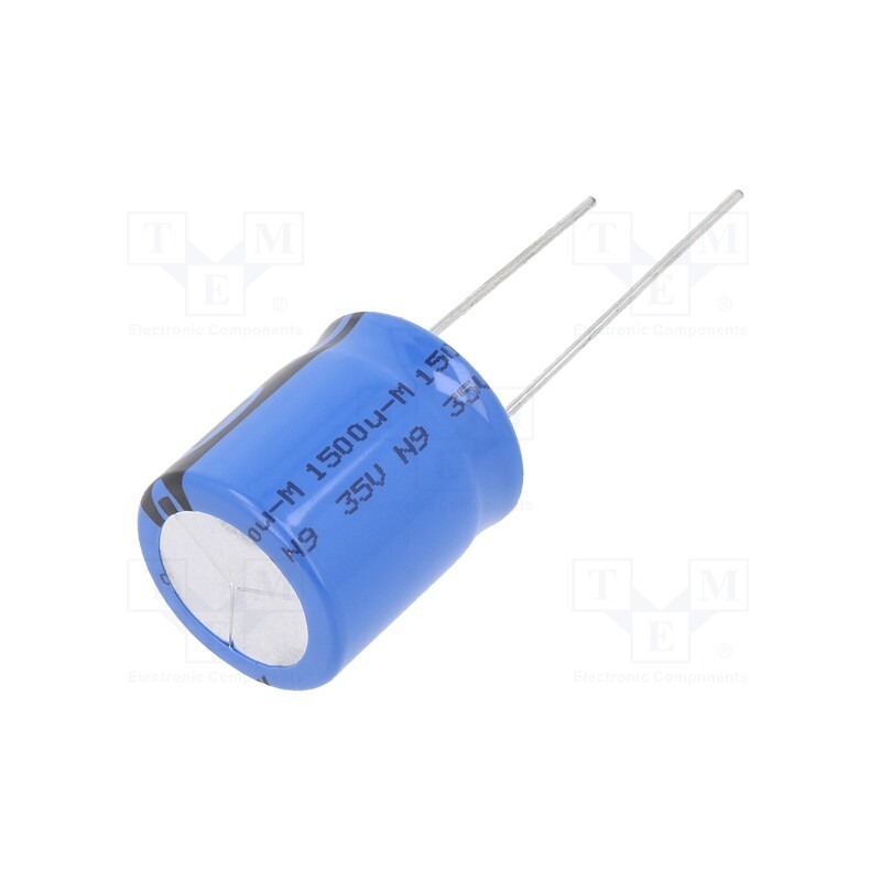 1 pcs x VISHAY - MAL214650152E3 - Capacitor: electrolytic, THT, 1.5mF, 35VDC, Ø18x20mm, Pitch: 7.5mm